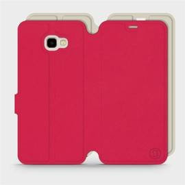 Phone Case Samsung Galaxy J4 Plus 2018 - Design Red with Platinum