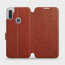 Phone Case Samsung Galaxy M11 - Design Brown&Gray