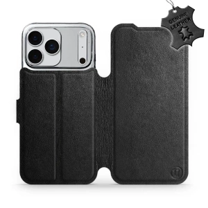 Phone Case Apple iPhone 17 Pro Max - Design Black Leather