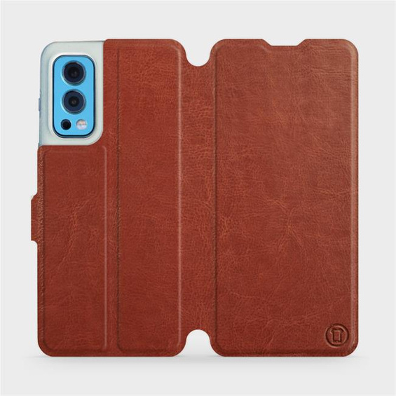 Phone Case OnePlus Nord 2 5G - Design Brown&Orange