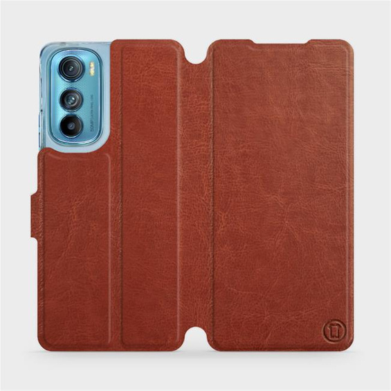 Phone Case Motorola Edge 30 5G - Design Brown&Gray