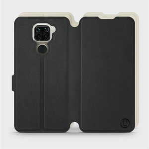 Phone Case Xiaomi Redmi Note 9 - Design Black with Platinum