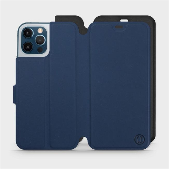 Phone Case Apple iPhone 12 Pro Max - Design Navy with Black