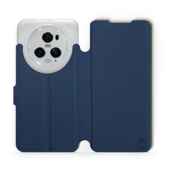 Phone Case Huawei Honor Magic5 Pro 5G - Design Navy with Platinum