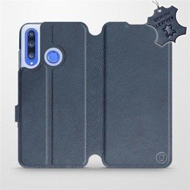 Phone Case Huawei Honor 20 Lite - Design Blue Leather