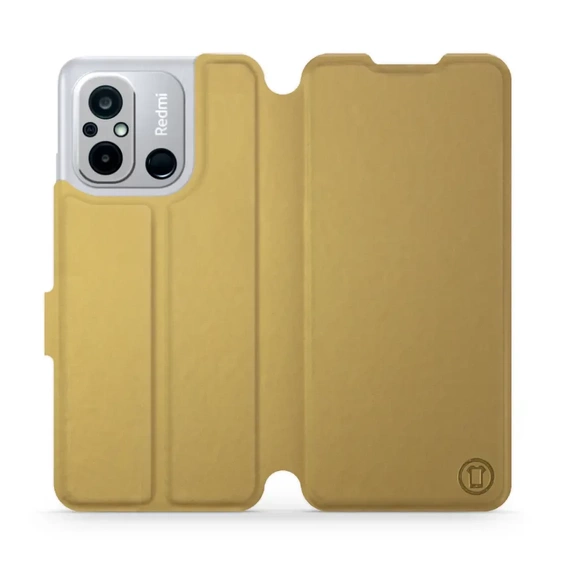 Phone Case Xiaomi Redmi 12C - Design Gold&Orange