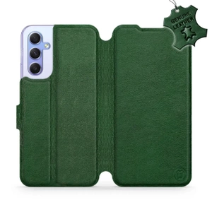 Hülle für Samsung Galaxy A34 5G - Farbe Green Leather