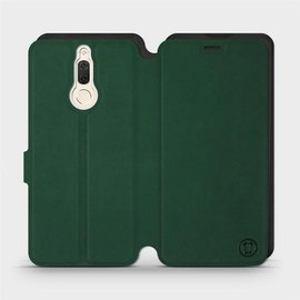 Etui Soft Touch do Huawei Mate 10 Lite - wzór Miejska zieleń z czernią