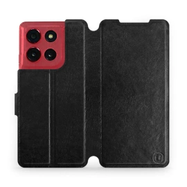 Phone Case Motorola Moto G86 Power 5G - Design Black&Orange