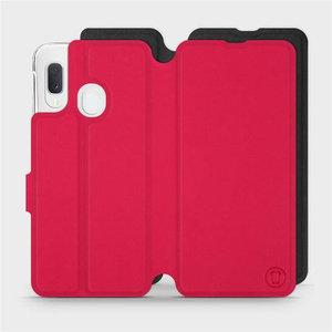 Phone Case Samsung Galaxy A20e - Design Red with Black