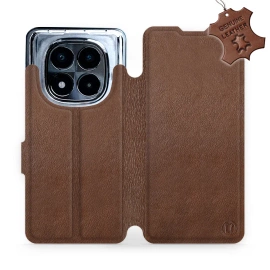 Phone Case Xiaomi Redmi Note 14 Pro 5G - Design Brown Leather