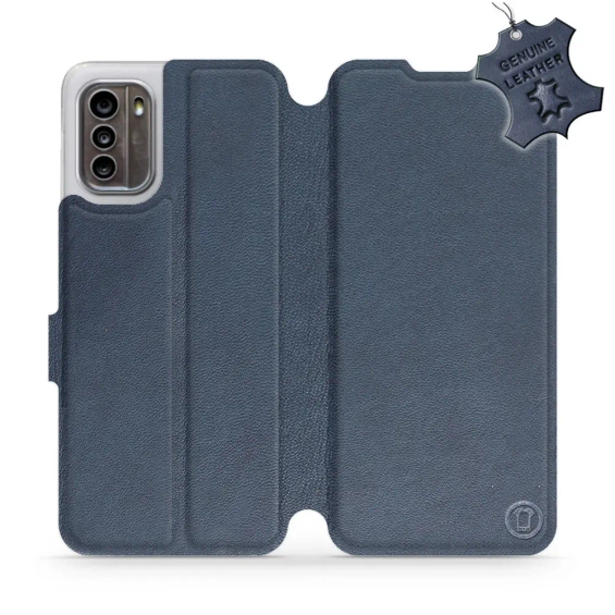 Phone Case Nokia G60 5G - Design Blue Leather