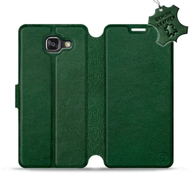 Phone Case Samsung Galaxy A5 2016 - Design Green Leather