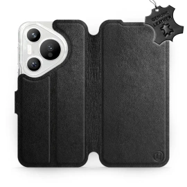 Phone Case Huawei Pura 70 - Design Black Leather