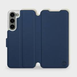 Phone Case Samsung Galaxy S23 Plus - Design Navy with Platinum