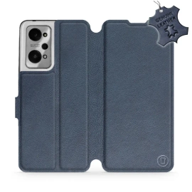 Phone Case Realme GT 2 - Design Blue Leather