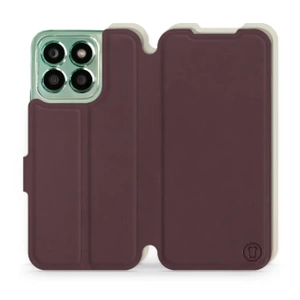 Phone Case Huawei Honor X8b - Design Burgundy with Platinum