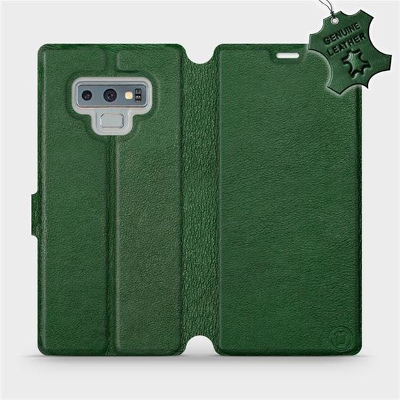 Phone Case Samsung Galaxy Note 9 - Design Green Leather