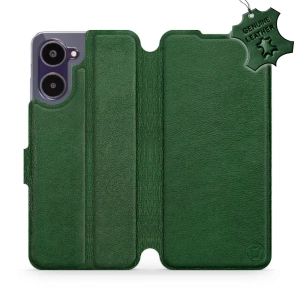 Phone Case Realme 10 - Design Green Leather