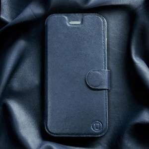 Phone Case Xiaomi Mi 10 - Design Blue Leather