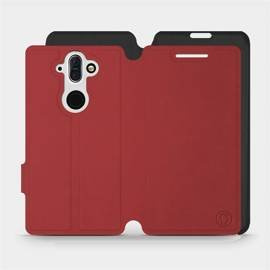 Phone Case Nokia 8 Sirocco - Design Dark Red with Black