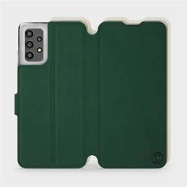 Phone Case Samsung Galaxy A32 4G - Design Green with Platinum
