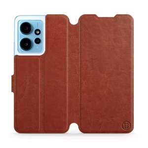 Phone Case Xiaomi Redmi Note 12 4G - Design Brown&Orange