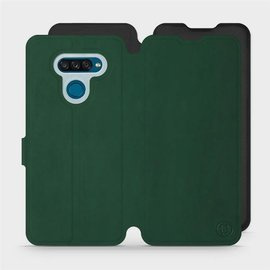 Hülle für LG K50S - Farbe Grün mit Schwarz