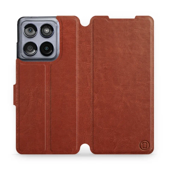 Etui do Motorola Edge 60 Fusion - wzór Brown&Orange