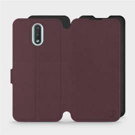 Phone Case Nokia 2.3 - Design Burgundy with Black