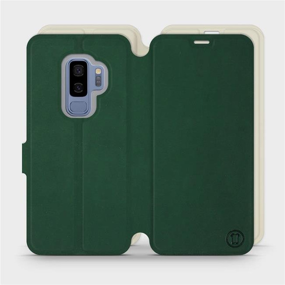 Etui Soft Touch do Samsung Galaxy S9 Plus - wzór Miejska zieleń z platyną