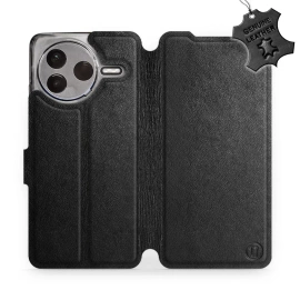 Phone Case Xiaomi POCO F7 Pro 5G - Design Black Leather