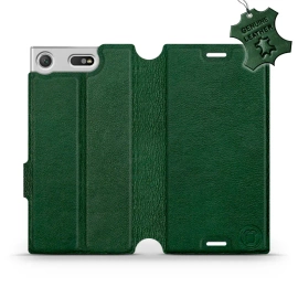 Phone Case Sony Xperia XZ1 Compact - Design Green Leather
