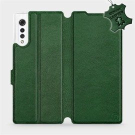 Phone Case LG Velvet - Design Green Leather