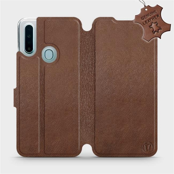 Phone Case OPPO A31 - Design Brown Leather