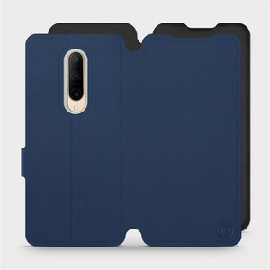 Etui Soft Touch do OnePlus 7 Pro - wzór Głęboki granat z czernią