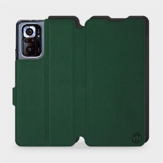 Etui Soft Touch do Xiaomi Redmi Note 10 Pro - wzór Miejska zieleń z czernią