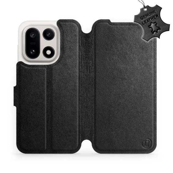 Hülle für OnePlus 15 - Farbe Black Leather