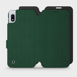 Phone Case Samsung Galaxy A10 - Design Green with Black