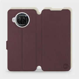Phone Case Xiaomi Mi 10T Lite - Design Burgundy with Platinum