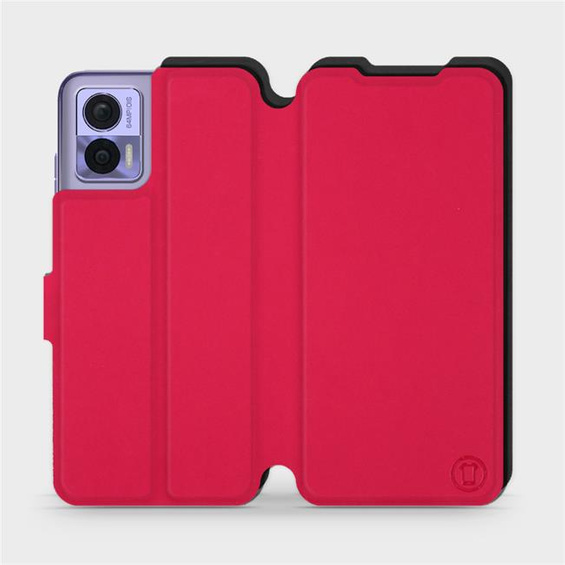 Hülle für Motorola Edge 30 Neo - Farbe Rot mit Schwarz