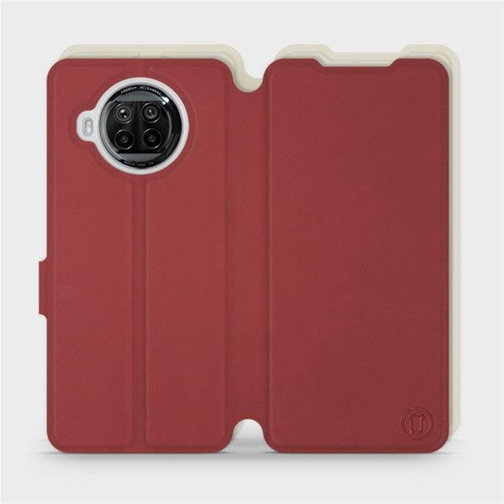 Phone Case Xiaomi Mi 10T Lite - Design Dark Red with Platinum