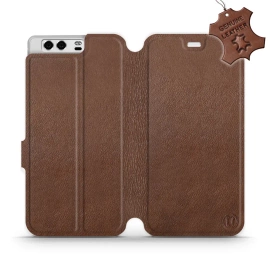 Hülle für Huawei P10 - Farbe Brown Leather