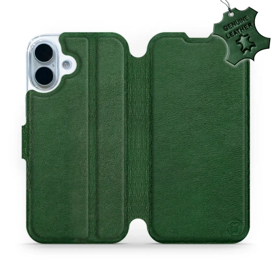 Phone Case Apple iPhone 17 - Design Green Leather