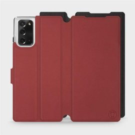 Phone Case Samsung Galaxy Note 20 - Design Dark Red with Black
