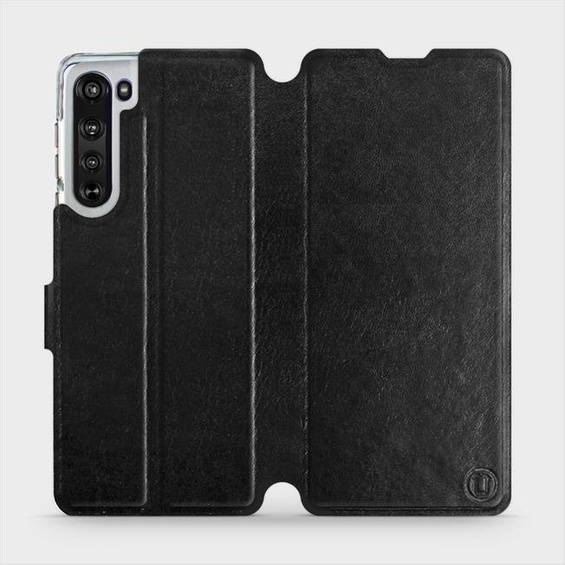 Phone Case Motorola Edge - Design Black&Orange