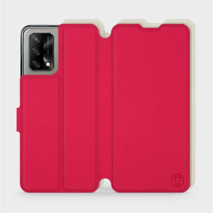 Phone Case OPPO A74 - Design Red with Platinum