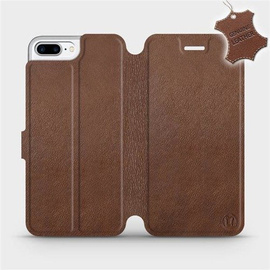 Hülle für Apple iPhone 7 Plus - Farbe Brown Leather