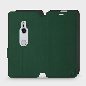 Phone Case Sony Xperia XZ3 - Design Green with Black