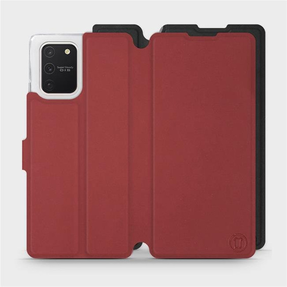 Phone Case Samsung Galaxy S10 Lite - Design Dark Red with Black